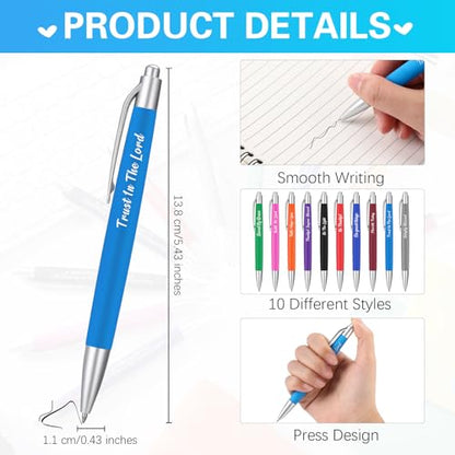 Gueevin 200 Pcs Inspirational Pens Employee Gift, Christian Style - style: Christian Style