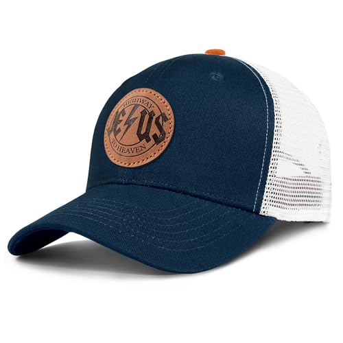 Christian Hats for Men & WomenJesus Cross HatChristianReligious GiftsforVarious Festivals&BirthdaysFaith Baseball/Trucker Cap - color: Blue