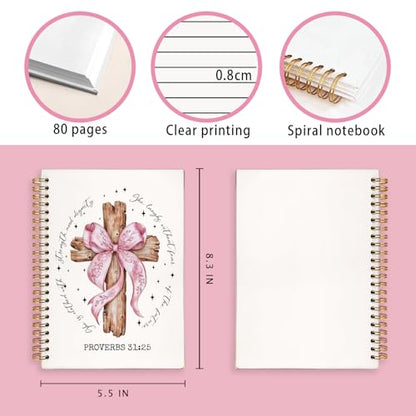 Church Notes Bible Journal for Women Proverbs 31 Christian Gifts - color: Proverbs 31:25