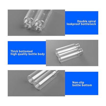 30ml Clear Glass Vials with Screw Caps 20PCS - style: 30ml-20pcs