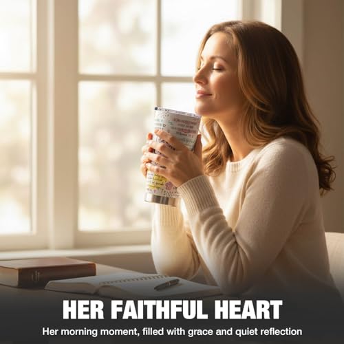 Christian Gifts for Women - Jesus Mug Tumbler for Mom Teen Girls Friend, Religious Gift for Mothers Day Birthday Baptism Christmas, Insulated Coffee Cup with Bible Verse - I Am a Child of God, 20oz - color: Faith