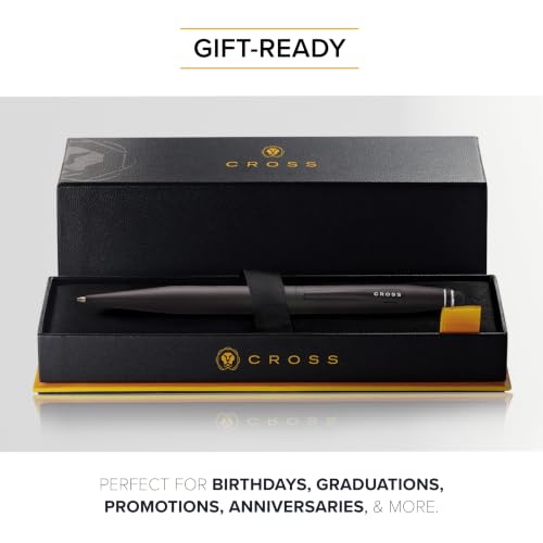 Cross Tech2 Satin Black Ballpoint Pen, Medium Point, Black Ink - color: Satin Black
