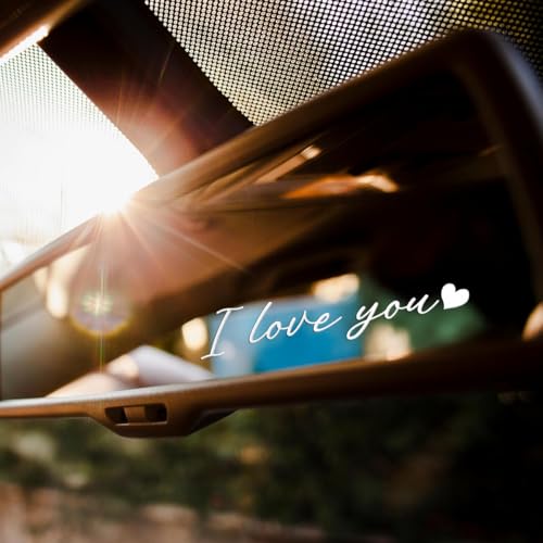 3 Pcs I Love You Sticker – Simple Heartfelt Message Vinyl Decal for Luggage, Laptop, Water Bottle, Gift for Couples, Friends, Loved Ones 4x1in - color: I Love You_w