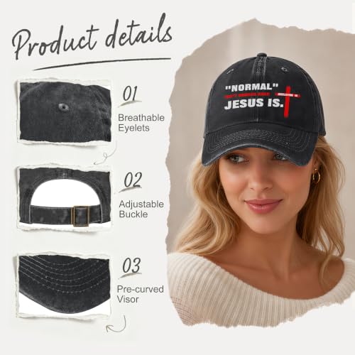 Religion Christ Christian Jesus Baseball Cap for Men Women Adjustable Retro Washed Golf Dad Caps Funny Graphic - color: Revelation 14