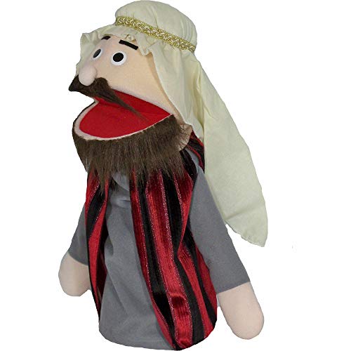 18" Bible Rich Man Puppet, Brown Hair