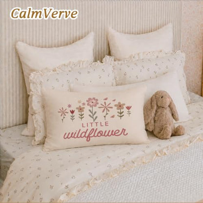 Wildflower Nursery Decor Girl Nursery 12x20 Pillow Cover， - color: Little Wildflower