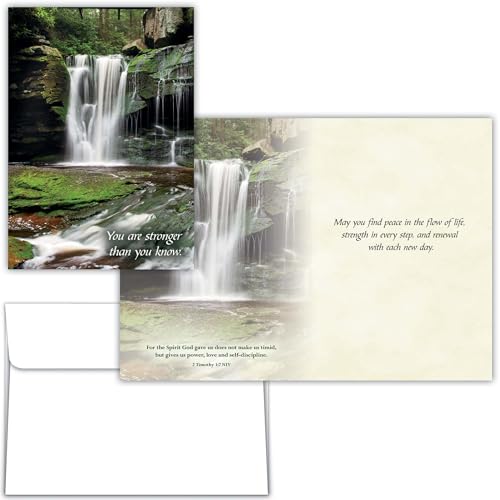 NIV Elakala Falls Encouragement Card, 1 Count - color: Elakala Falls