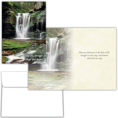 NIV Elakala Falls Encouragement Card, 1 Count - color: Elakala Falls