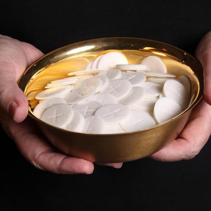Whole Wheat Altar Bread, Communion Wafers for Mass, Catholic Church Supplies, 1 1/8 Inch, 500 count