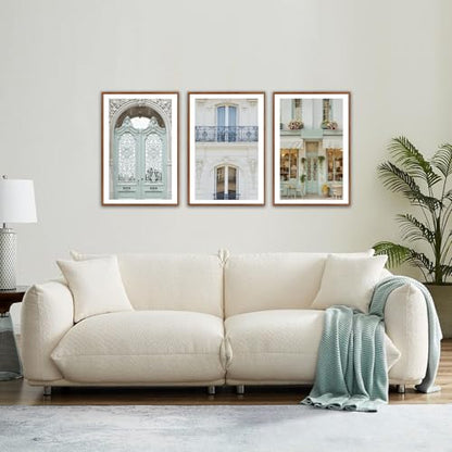 KAlRNE Italian City Pictures European Architecture Wall Art Set-16’’X24’’X3 - color: buildings(medium), size: 16"Lx24"W