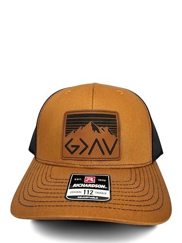 God is Greater Than The Highs and Lows Trucker Hat Women's Hat All Black Sun Hat Men Gifts for Girlfriends Cool Cap - color: Hartt