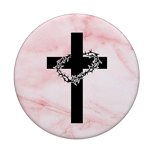 Cross - Jesus Christ PopSockets Adhesive PopGrip - style: Adhesive PopGrip