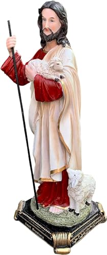 The Good Shepherd Estatue De Jesus El Buen Pastor Religious Home Decor 16" Inch