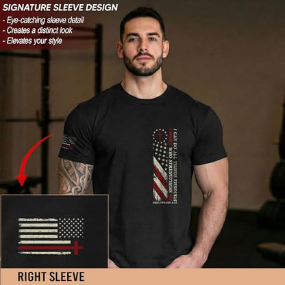 Faith Over Fear Shirt Men, Christian Shirts for Men - color: Ds07-black, size: Medium