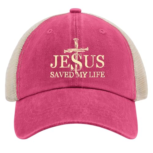 Jesus Hat Gifts for Men - color: Rose Red0210