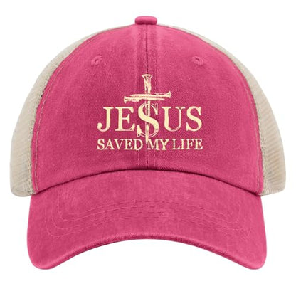 Jesus Hat Gifts for Men - color: Rose Red0210
