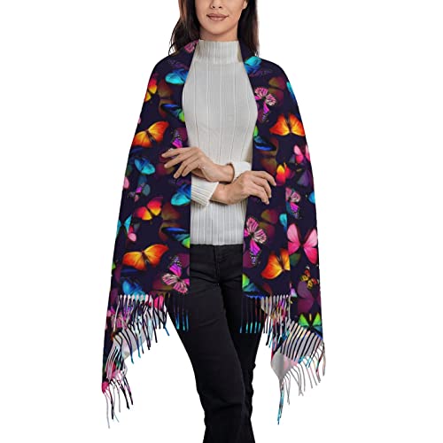 Prayer Shawls and Wraps for Women, Jesus Christian Gifts Bible Scarf Super Soft Fashion Shawl With Tassel - color: Black3