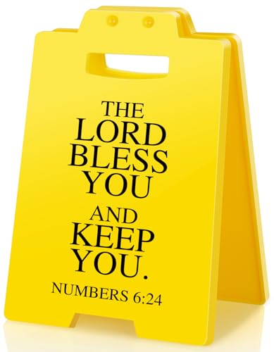 Christian Bible Verse for Women - The Lord Bless You and Keep You, Quote Numbers 6:24, Motivational Desk Sign Religion Decor for Women Men Friend Galentines Valentines Day Birthday Gifts - style: The Lord Bless You and Keep You