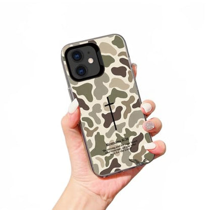 Christian Cross Camo Phone Case Compatible with iPhone 11 - color: Camouflage Cross, size: for iPhone 11 6.1″