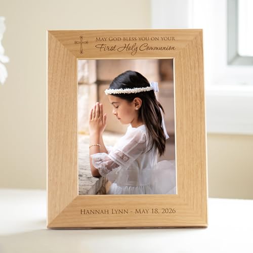 Lifetime Creations First Communion Frame 4x6, Confirmation Girls Gift - color: Custom - Option A, size: 4" x 6" Portrait