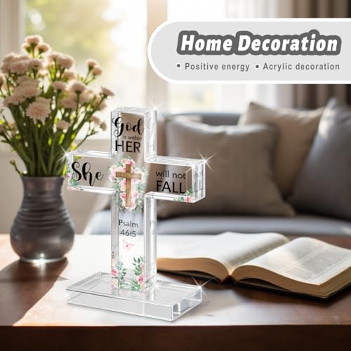 PVOPVO Cross Christian Gifts for Women - color: god2