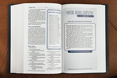 NIV, Teen Study Bible (For Life Issues You Face Every Day), Hardcover, Navy, Comfort Print