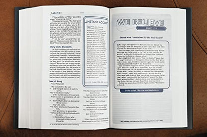 NIV, Teen Study Bible (For Life Issues You Face Every Day), Hardcover, Navy, Comfort Print
