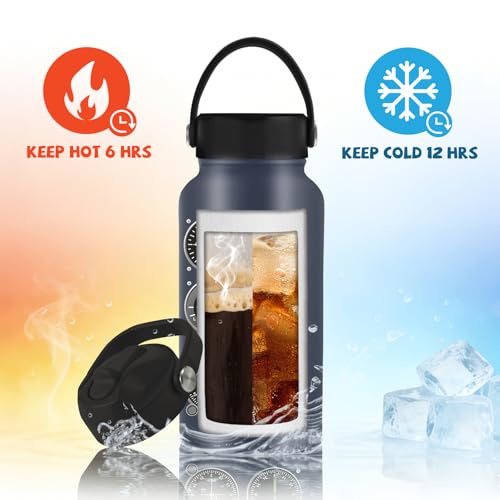 25oz Pilot Water Bottle with 2 Lid - Pilot Stainless Steel Insulated Water Bottles with Straw Lid, BPA-free Leakproof Insulated Reusable Sports Waters Bottle for Office Travel, Gifts Cup for Pilots - color: Pilot