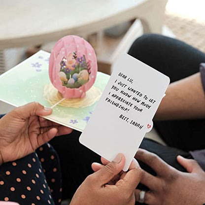Lovepop Easter Egg Pop-Up Card with Notecard & Envelope - color: Easter Egg