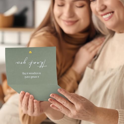 ZICOTO Beautiful Thank You Cards Set of 30 With Envelopes and Stickers