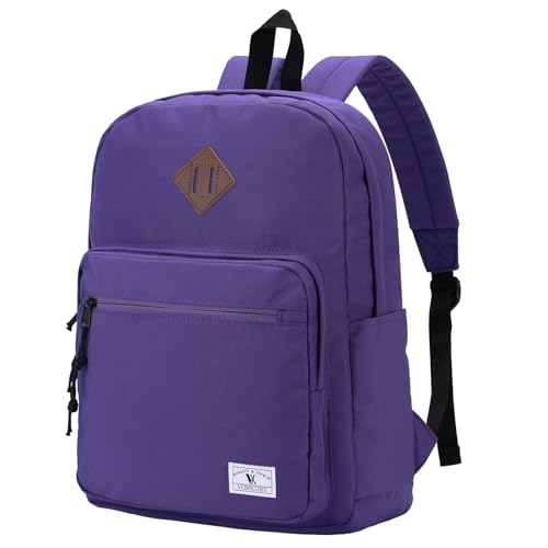 VX VONXURY Kids Backpack for School Travel,16.7 Inch Lightweight Bookbag - color: Purple