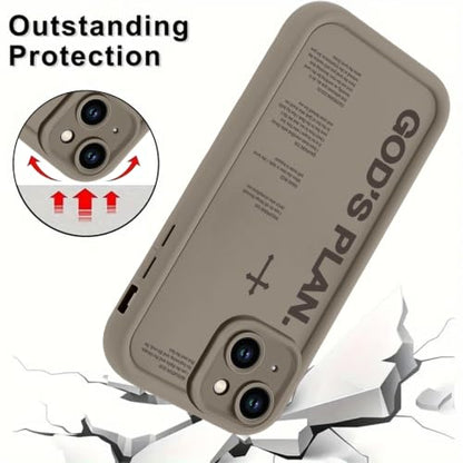 God's Plan Isaiah 60:22 Bible Verse Jesus Cross Christian Brown Phone Case for iPhone 17e/iPhone 16e Case Shockproof Soft Protective Cover Funda for iPhone 17e/iPhone 16e 6.1 Inch - color: Brown