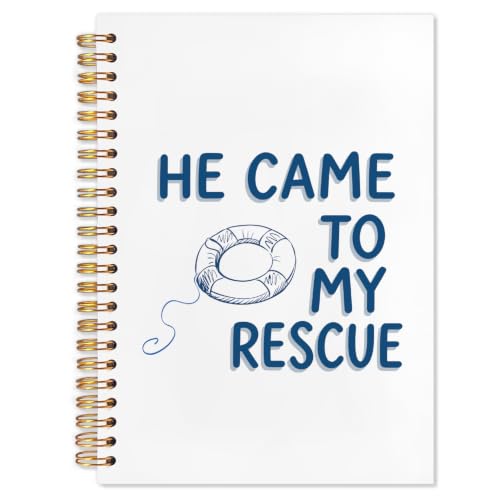Beach Coastal Christian Spiral Notebook 5.5x8.3 - color: White Beach Coastal Christian
