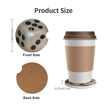 Car Coasters for Cup Holder 2 Pack - Dice - color: Dice