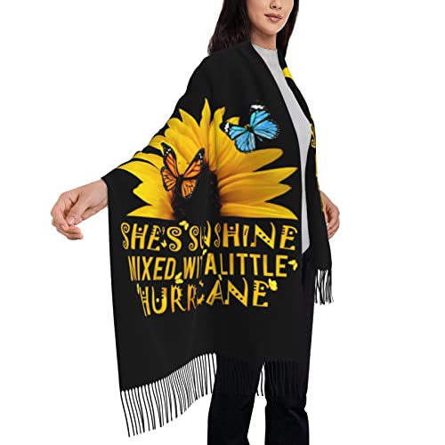 Prayer Shawls and Wraps for Women, Jesus Christian Gifts Bible Scarf Super Soft Fashion Shawl With Tassel - color: Black5