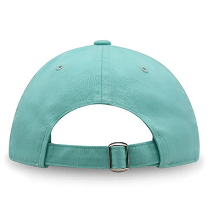 JPAK Heart and Cross Premium Dad Hat Embroidered Cotton Baseball Cap Christian Faith - color: Mint