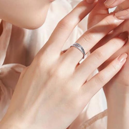 YinShan 925 Sterling Silver Inspirational Ring I am Enough Rings/God Grant Me The Serenity/Always Remember You Are Braver for Women Girls Size 6-9 - style: Don't Let the Hard Days Win