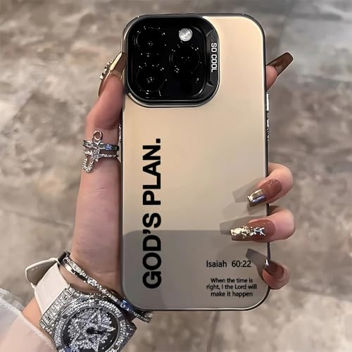 God's Plan Christian Bible Verse Phone Case for iPhone 17 Air, Black 2 - color: Black 2-God's Plan, size: iPhone 17 Air