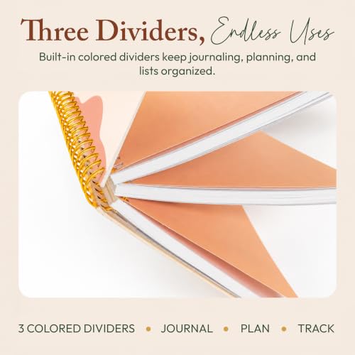 300-Page Hard Cover Notebook with Affirmations - B5 Spiral Bound - color: Keep Going