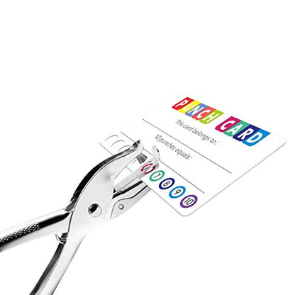 102 PCS Punch Cards Incentive Loyalty Reward Card for Classroom Business (3.5" x 2") - color: White Classic, size: Without hole puncher