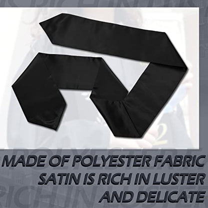 Geyoga 24 Pcs Graduation Stole Bulk Sublimation Blank 70 in - color: Black