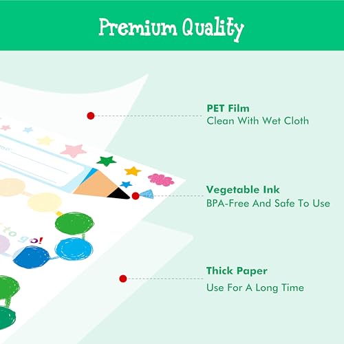 40 Pack Incentive Chart, 2 Adorable Designs with 1078 Stickers, Classroom Family Reward Chart System for Kids Homework Assignments, Attendance, Good Behavior, Chores, Potty Training Progress - style: Universe and Dinosaurs