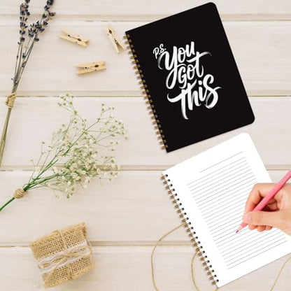 You Got This Spiral Notebook, Inspirational Notebooks for Women Men - color: You got this