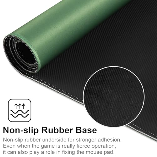 XXL Gaming Mouse Pad 35.4x15.7 Professional Large Mouse Pad & Computer Game Mouse Mat-90x40 Olivegreenus - color: Olivegreenus, size: 35.4L x 15.7W inches