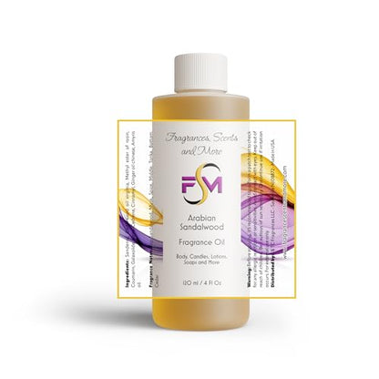 Arabian Sandalwood Fragrance Oil - 4 Fl Oz Plastic Bottle (120ml) - size: 4 Fl Oz (Pack of 1)