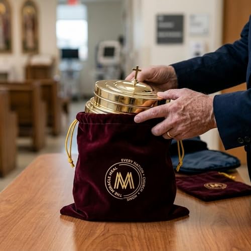 Miracle Meal Silver Communion Set, 10-Cup, Tray + Lid + Base Insert Kit