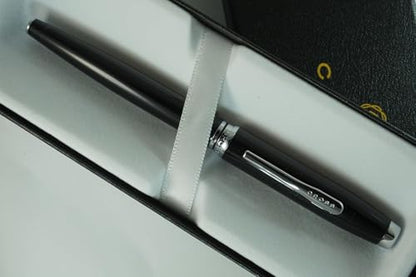 Cross Coventry Black Lacquer Rollerball Pen, Medium Point, Black Ink - color: Black