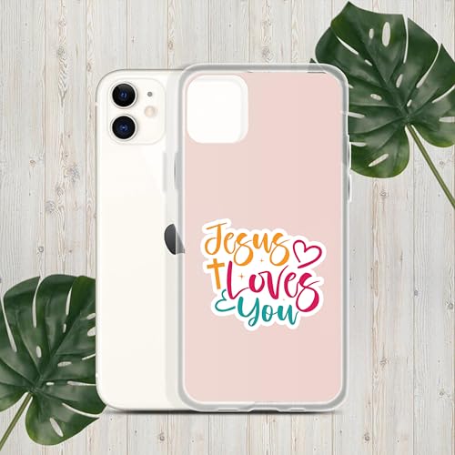 Jesus Loves You Sticker Heart Faith Christian Religious Bible Verse Positive Humor Sticker Bookish Book Lover Waterproof Die-Cut Vinyl Decal for Water Bottle Laptop Phone for Mom Dad Friend
