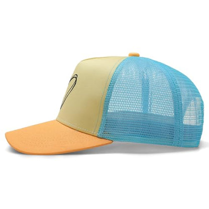 Embroidered Baseball Cap for Women - 2025 Trendy hat Adjustable Breathable Summer Beach Hat Christmas - color: Cute Love Heart
