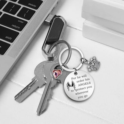 Employee Appreciation Gift Bible Verse Keychain Religious Faith Gift for Women Men, Prayer Christian Keychain, Bible Verse